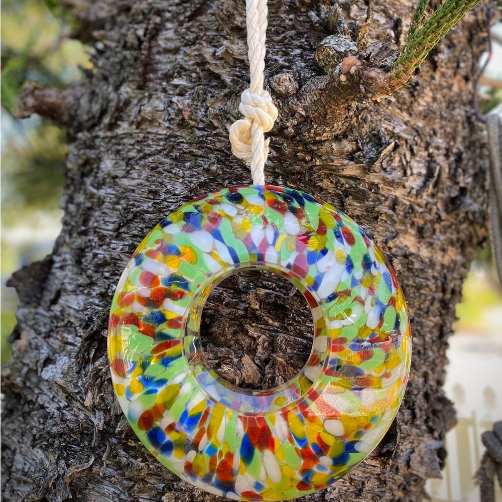 APRICOT Colorful Glass Ring Decor - Picture 8 of 8
